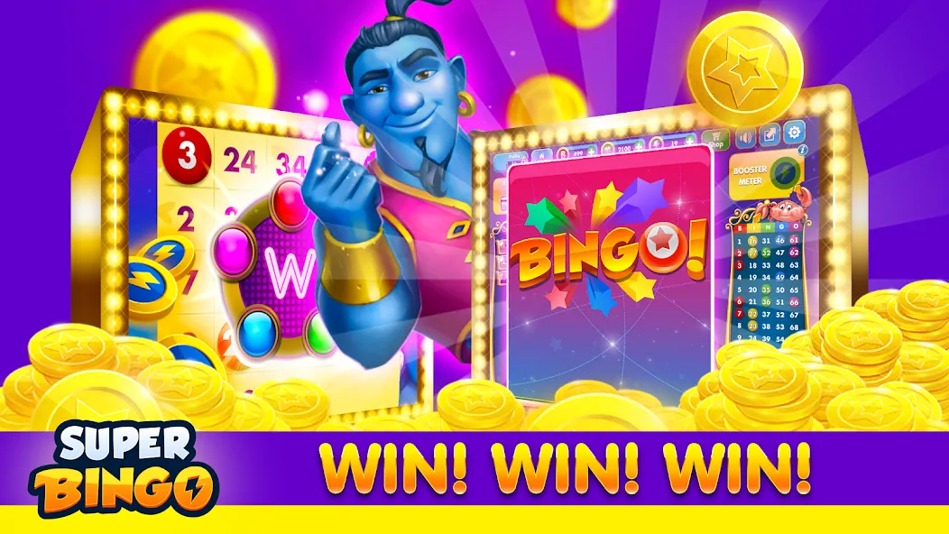 Super Bingo HD - Bingo Games (упер Бинго )  [МОД Unlocked] Screenshot 5