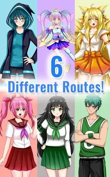 Gacha Memories - Anime Visual (Гача Мемориз)  [МОД Много монет] Screenshot 2