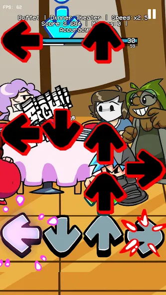 GF Buffet Night Burstin Mod (ФНФ Буфет Найт Берстин Мод)  [МОД Unlimited Money] Screenshot 2