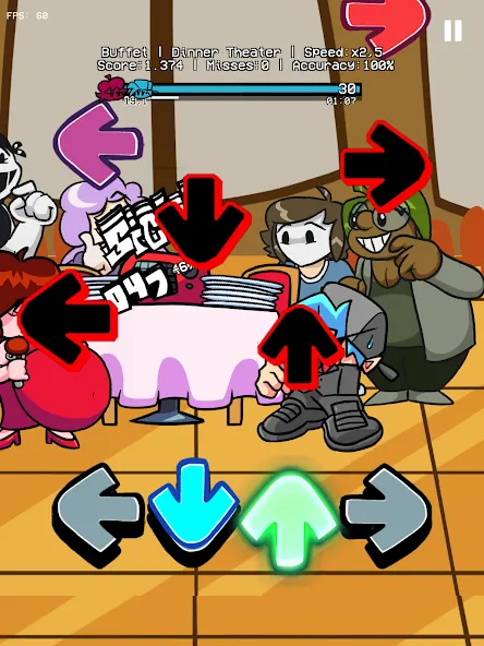 GF Buffet Night Burstin Mod (ФНФ Буфет Найт Берстин Мод)  [МОД Unlimited Money] Screenshot 5