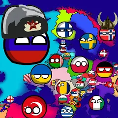 Скачать взлом Countryballs: World War Simula (Кантриболс)  [МОД Menu] - полная версия apk на Андроид
