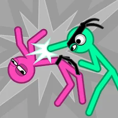 Скачать взломанную Slapstick Fighter - Fight Game (лапстик Файтер)  [МОД Меню] - стабильная версия apk на Андроид