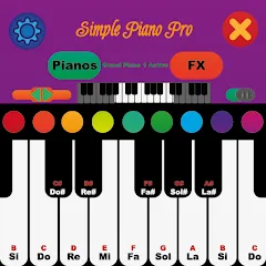 Взлом Simple Piano Pro (Симпл Пиано Про)  [МОД Бесконечные деньги] - полная версия apk на Андроид