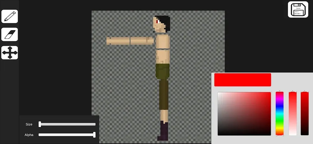 Alien Ragdoll Creator (Эйлиен Рэгдолл Криэйтор)  [МОД Много денег] Screenshot 2