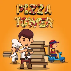 Скачать взломанную Pizza Tower: Idle Tycoon (Пицца Тауэр)  [МОД Меню] - стабильная версия apk на Андроид