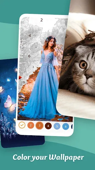 Coloring Game: Paint by Number  [МОД Много денег] Screenshot 3