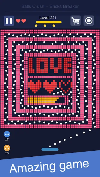 Balls Crush - Bricks Breaker (Боллз Краш)  [МОД Mega Pack] Screenshot 1