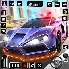 Скачать взлом Police Car Kids Driving Game (Кидс Полис Геймс)  [МОД Бесконечные деньги] - последняя версия apk на Андроид