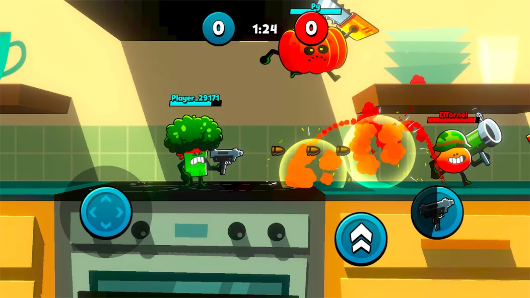 Food Gang  [МОД Бесконечные деньги] Screenshot 1
