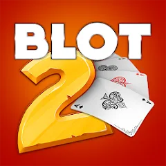 Взломанная Blot 2 - Classic Belote (Блот 2)  [МОД Mega Pack] - стабильная версия apk на Андроид