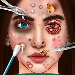 Взлом ASMR Doctor Makeup Salon games (АСМР)  [МОД Menu] - последняя версия apk на Андроид