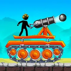Скачать взлом The Tank: Stick pocket hill (Зе Тенк)  [МОД Бесконечные монеты] - полная версия apk на Андроид