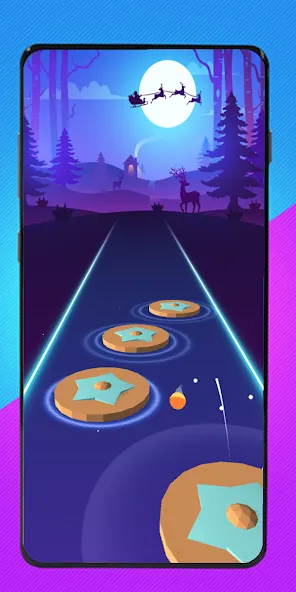 Cartoon cat - Hop tiles rush (Картун кэт)  [МОД Бесконечные монеты] Screenshot 2