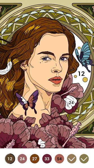 Casual Color - Color by Number  [МОД Все открыто] Screenshot 1