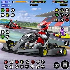 Взломанная Buggy Race: Kart Racing Games  [МОД Mega Pack] - стабильная версия apk на Андроид