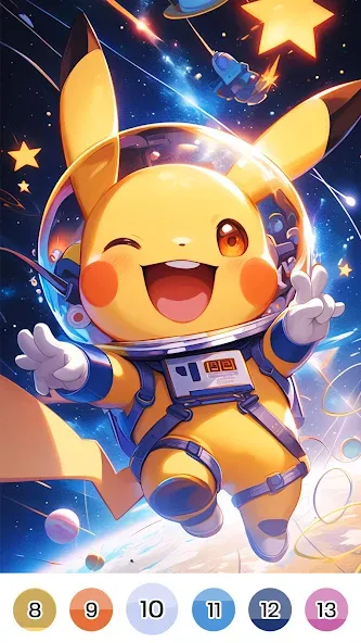 Color Fan - Color By Number (Цветной веер)  [МОД Все открыто] Screenshot 5