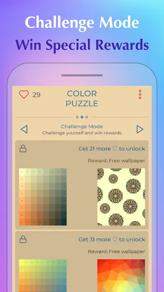Color Puzzle:Offline Hue Games  [МОД Unlimited Money] Screenshot 5