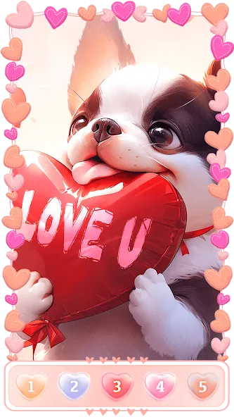 Love, Heart Coloring Book  [МОД Unlocked] Screenshot 5