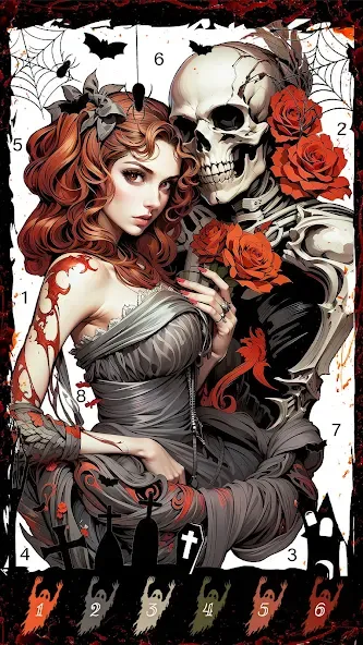 Death Park Coloring Games (Дэт Парк игры раскраски)  [МОД Все открыто] Screenshot 2