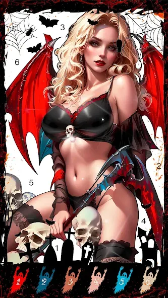 Death Park Coloring Games (Дэт Парк игры раскраски)  [МОД Все открыто] Screenshot 4