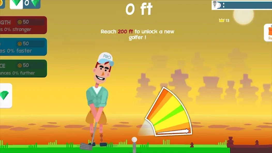 Golf Orbit: Oneshot Golf Games  [МОД Меню] Screenshot 1
