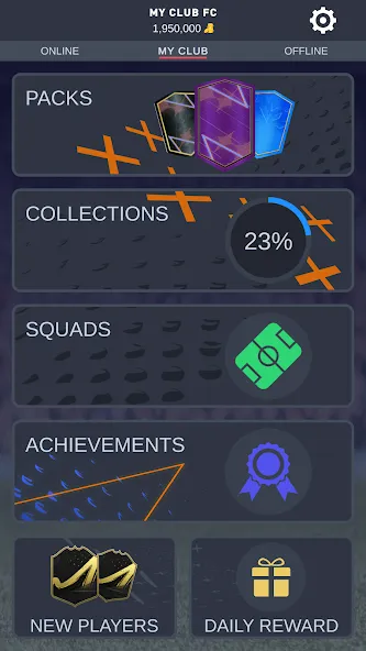 DEVCRO 23 - Draft, Packs! (ДЕВКРО ФУТ 23)  [МОД Бесконечные монеты] Screenshot 5