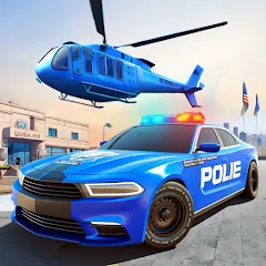 Взломанная US Police Car Transporter Game (Полицейский транспорт игры)  [МОД Бесконечные деньги] - стабильная версия apk на Андроид