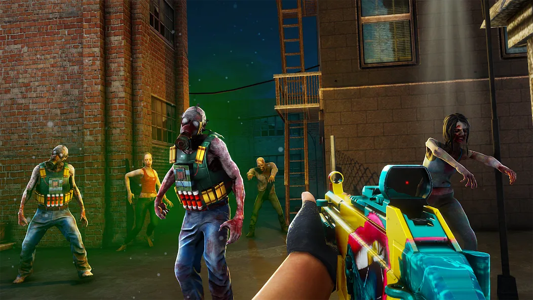 Zombination - FPS Zombie Games (Зомбинация)  [МОД Unlocked] Screenshot 2
