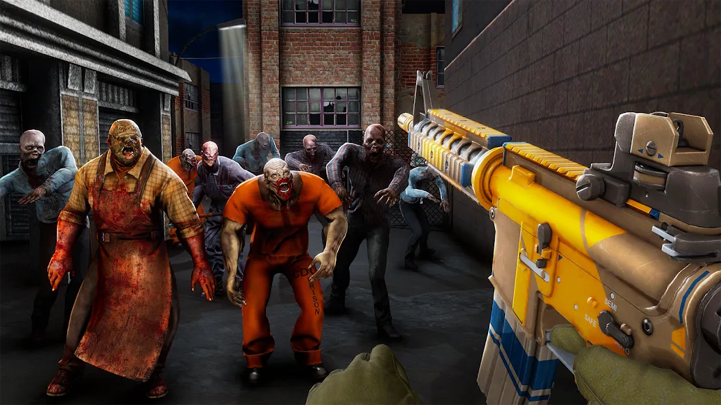 Zombination - FPS Zombie Games (Зомбинация)  [МОД Unlocked] Screenshot 5