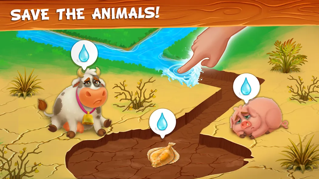 Farm Town - Family Farming Day (Фарм Таун)  [МОД Mega Pack] Screenshot 5