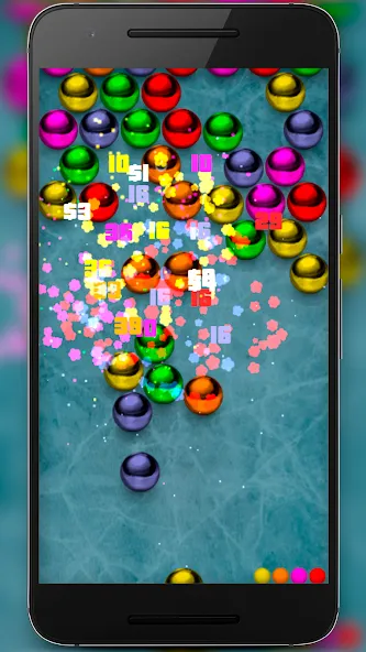 Magnetic balls bubble shoot  [МОД Бесконечные деньги] Screenshot 2