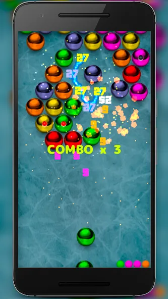 Magnetic balls bubble shoot  [МОД Бесконечные деньги] Screenshot 4