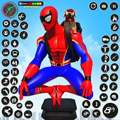 Взломанная Miami Superhero: Spider Games  [МОД Unlimited Money] - последняя версия apk на Андроид