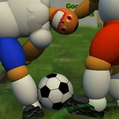 Взлом Goofball Goals Soccer Game 3D (Гуфбол Голз Соккер Гейм 3Д)  [МОД Все открыто] - последняя версия apk на Андроид