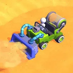Взломанная Sand Miner: Idle Mining Game (Сэнд Майнер)  [МОД Все открыто] - последняя версия apk на Андроид