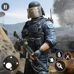 Взломанная Gun Shooting Games Fps Offline  [МОД Menu] - стабильная версия apk на Андроид
