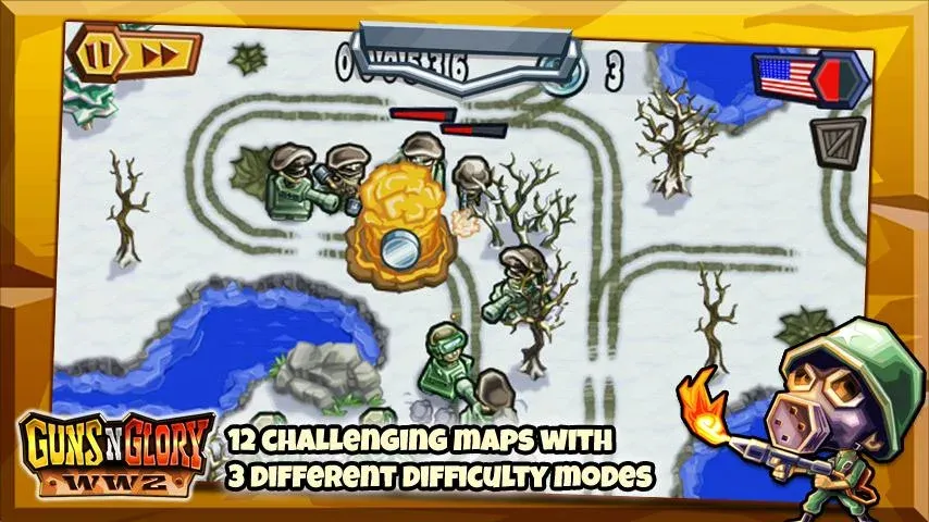 Guns'n'Glory WW2  [МОД Много монет] Screenshot 3