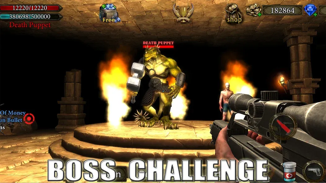 Dungeon Shooter : Dark Temple (Данжен Шутер)  [МОД Меню] Screenshot 2