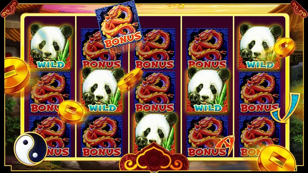 Panda Slots (Панда Слоты)  [МОД Все открыто] Screenshot 4