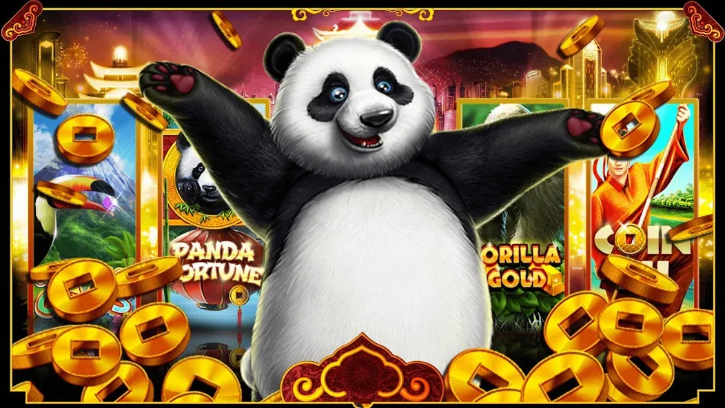 Panda Slots (Панда Слоты)  [МОД Все открыто] Screenshot 5