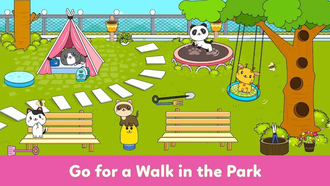 Tizi Town - My Pet Daycare  [МОД Много монет] Screenshot 5