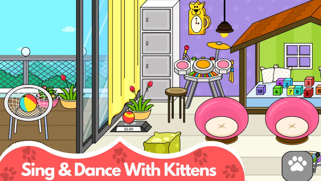 My Cat Town - Cute Kitty Games  [МОД Все открыто] Screenshot 4