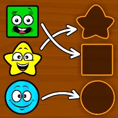 Скачать взлом Shapes & Colors Games for Kids  [МОД Mega Pack] - полная версия apk на Андроид