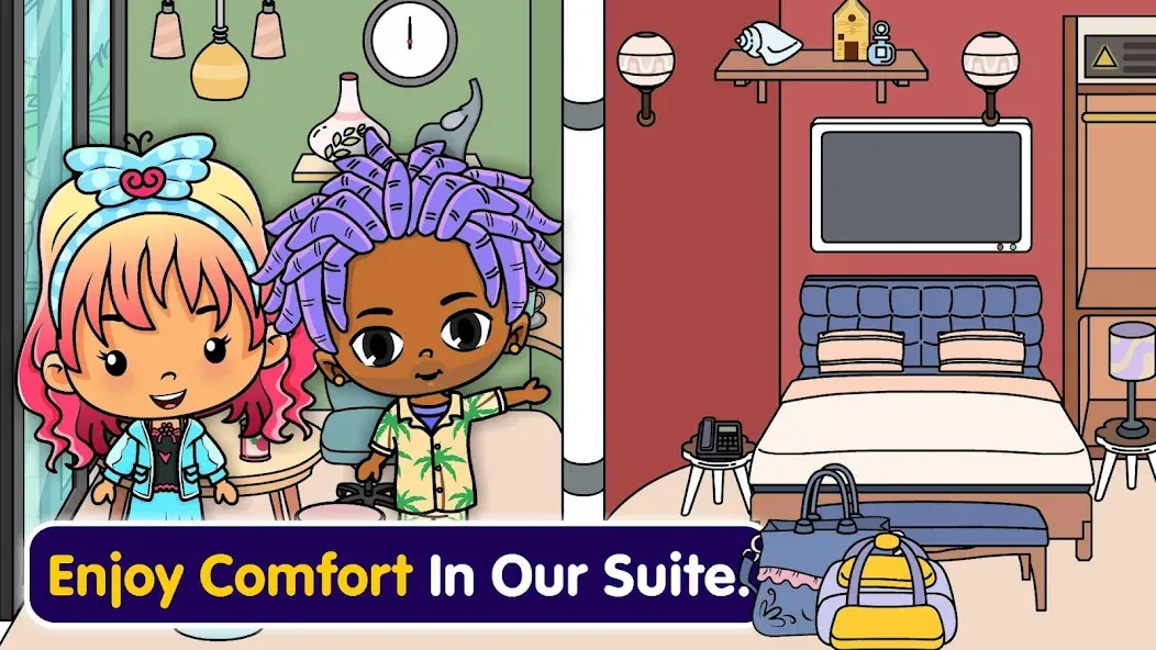 Tizi Town - My Hotel Games  [МОД Бесконечные деньги] Screenshot 2