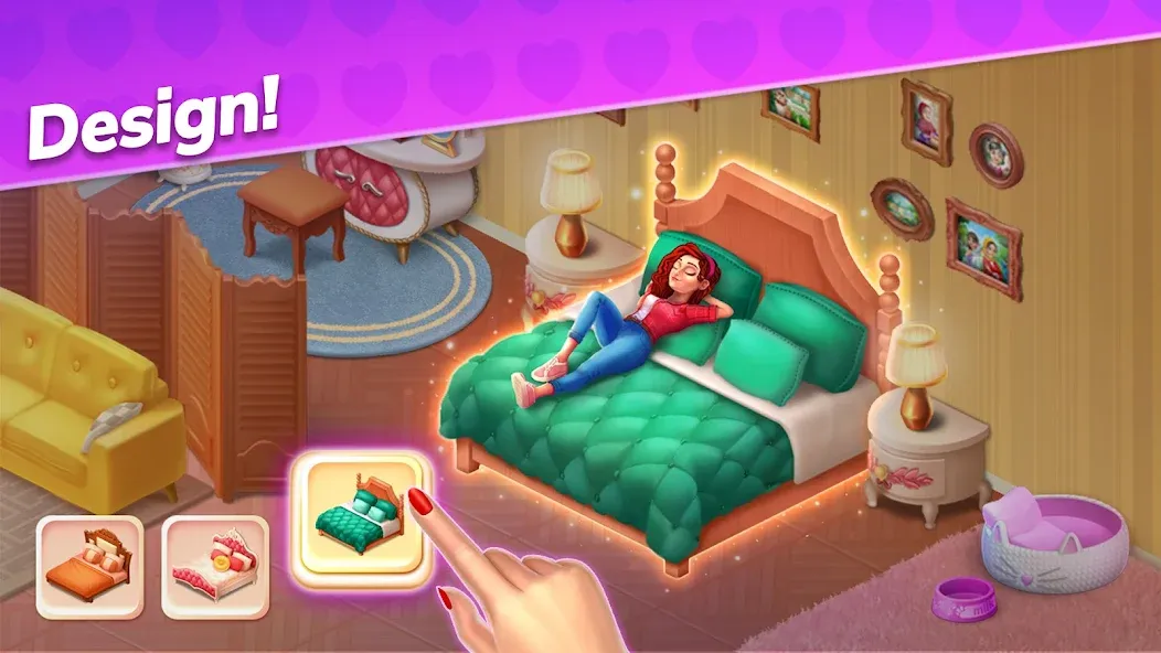 Emma's Mansion: Design & Match  [МОД Unlocked] Screenshot 4