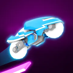 Скачать взломанную Rider Worlds - Neon Bike Races (Райдер Ворлдс)  [МОД Все открыто] - последняя версия apk на Андроид
