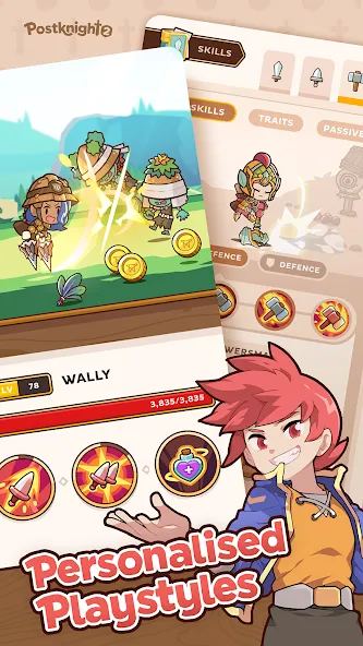 Postknight 2 (Пострыцарь 2)  [МОД Unlimited Money] Screenshot 1