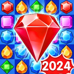 Скачать взломанную Jewels Legend - Match 3 Puzzle (Джуэл Легенд)  [МОД Mega Pack] - полная версия apk на Андроид