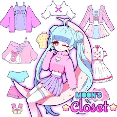 Взломанная Moon's Closet dress up game  [МОД Меню] - последняя версия apk на Андроид
