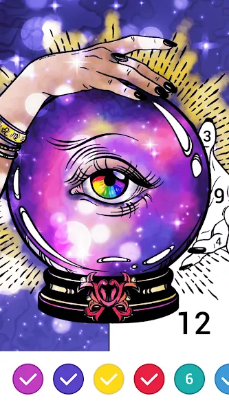 Magic Paint: Color by number (Магик Пейнт)  [МОД Menu] Screenshot 4